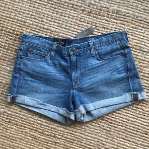 J. Crew denim shorts 3” rise, 30 NWT